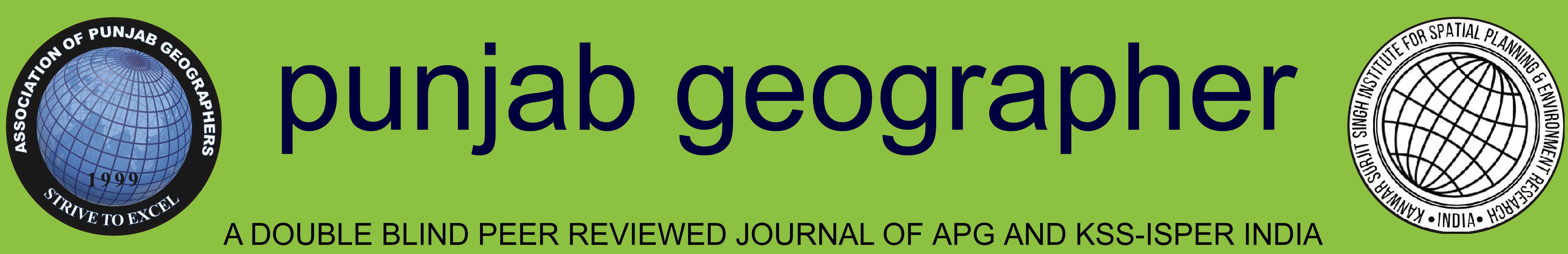 Punjab Geographer Journal All Head Image
